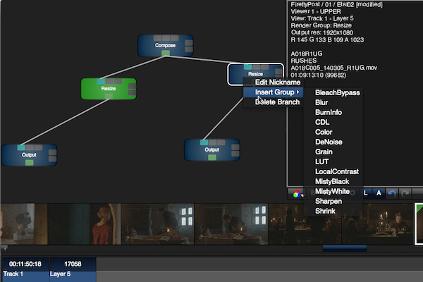 Dailies management gets easier with a render tree that can generate multiple versions of your assets: resized, corrected, with burn-ins, in various encodings and formats